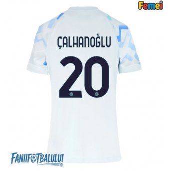 Inter Milan Hakan Calhanoglu #20 Tricou Fotbal Replică 2025-26 Femei Deplasare